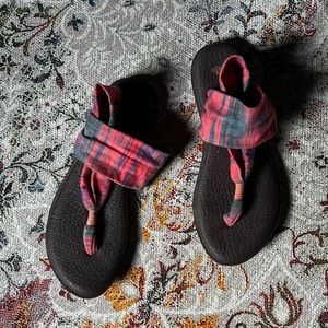 Sanuk yoga sling 2 striped sandals